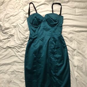 Dolce & Gabbana Satin Corset Dress